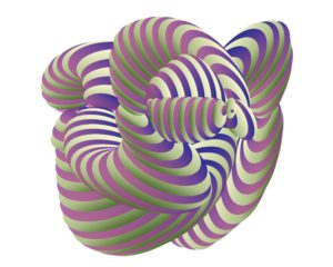 Purple Green Swirl